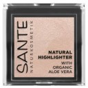 Sante kompaktais atstarojošais pūderis (highlighter) Glowy Rose 02, 7g